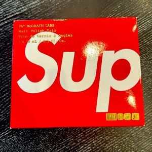 Supreme Red and White Box Logo Accessory